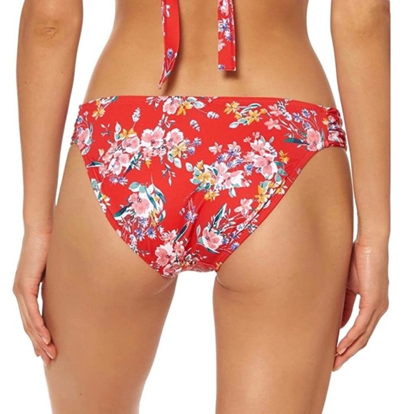 Jessica Simpson Other - Jessica Simpson Bikini Bottoms Mix & Match Floral Print Swim Red Size XL